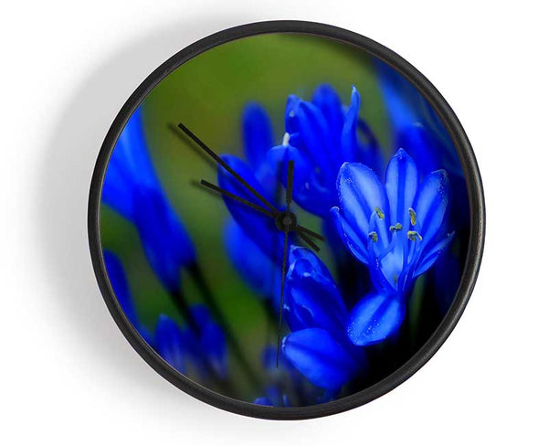 Blue Soft Look Clock - Wallart-Direct UK