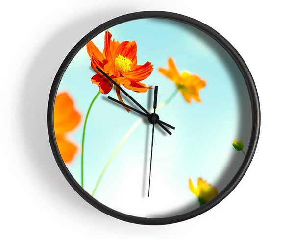 Perfect Flower Clock - Wallart-Direct UK