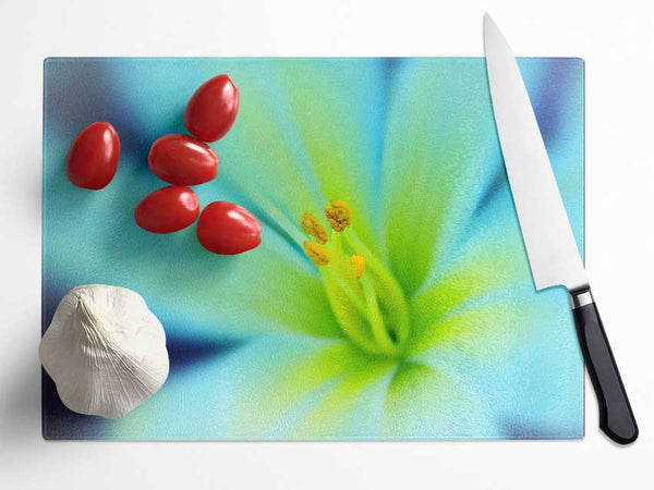 Dreamy Flower Glass Chopping Board