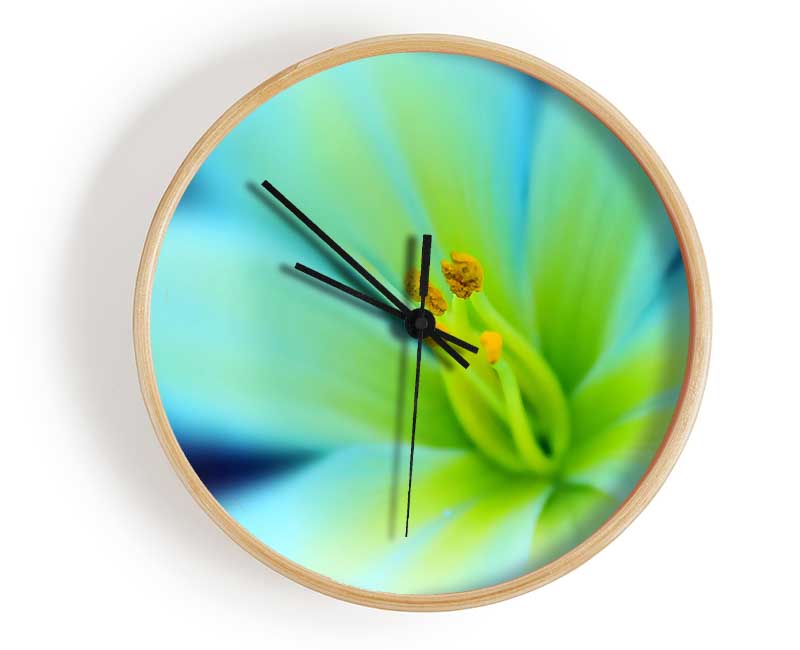 Dreamy Flower Clock - Wallart-Direct UK