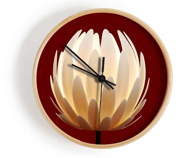 Glow Of The Flower Clock - Wallart-Direct UK