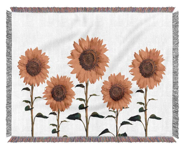 Sunflower Mayhem Woven Blanket