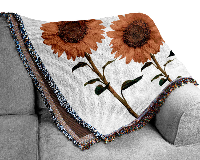 Sunflower Mayhem Woven Blanket