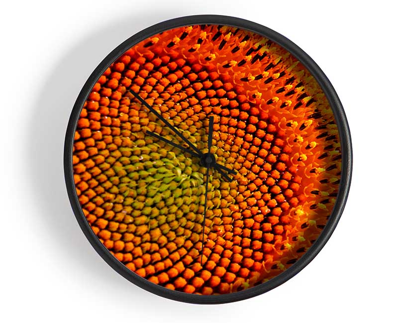 Stunning Sunflower Close-Up Clock - Wallart-Direct UK