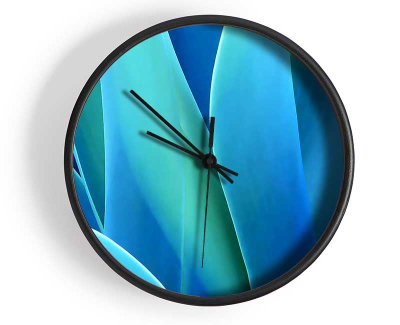 Jungle Leaves Clock - Wallart-Direct UK