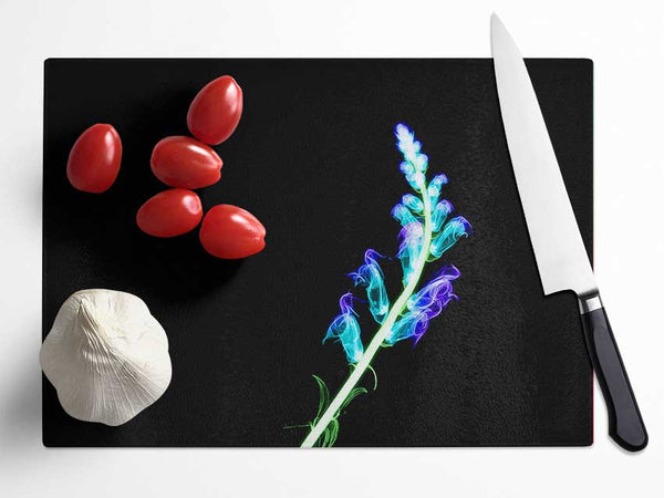 X-Ray Purple Glass Chopping Board