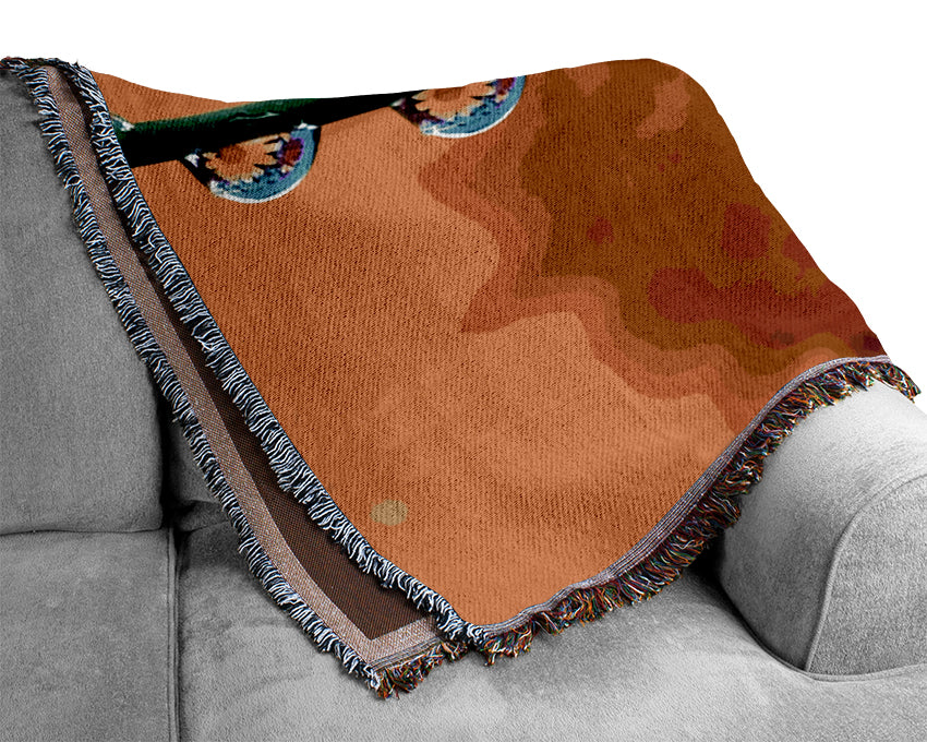 Dewdrop Reflections Woven Blanket