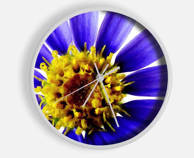 Purple Petal Beauty Clock - Wallart-Direct UK