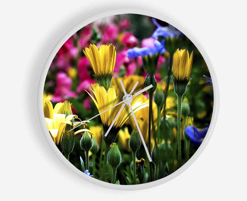 Vail Flowers In Colorado Clock - Wallart-Direct UK