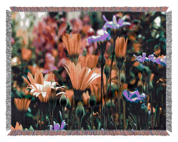 Vail Flowers In Colorado Woven Blanket