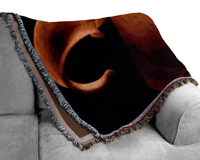 Cocoa Sun Blaze Woven Blanket