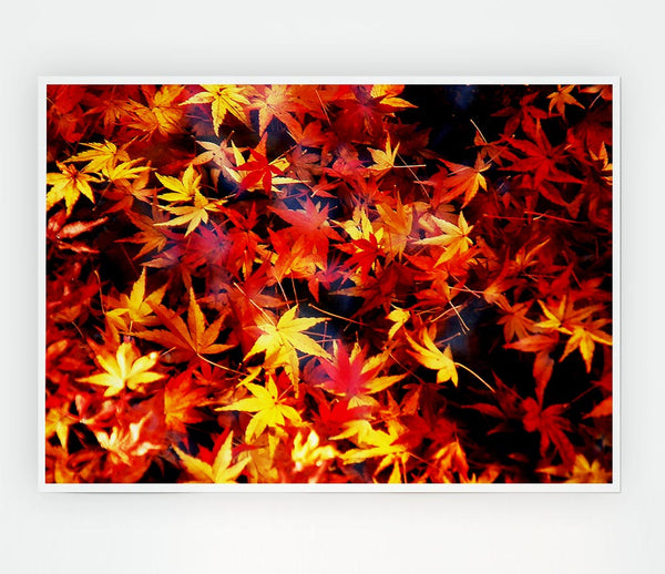 Autumn Spray Print Poster Wall Art