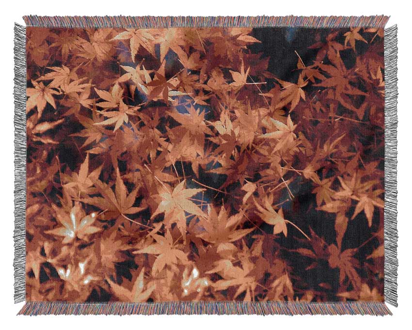 Autumn Spray Woven Blanket