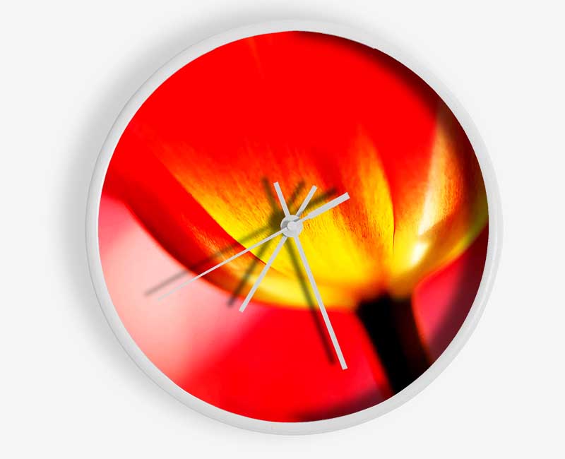 The Energy Of A Tulip Clock - Wallart-Direct UK