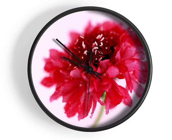 Pink On Pink Pom Pom Clock - Wallart-Direct UK