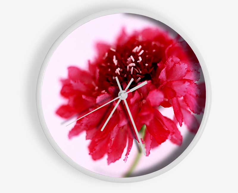 Pink On Pink Pom Pom Clock - Wallart-Direct UK