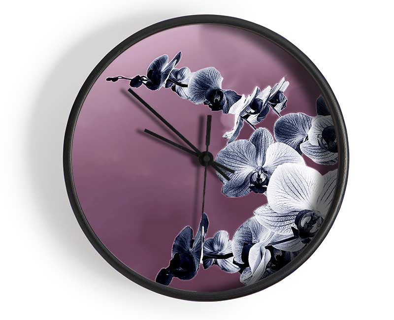 Snap Dragon Pink Clock - Wallart-Direct UK