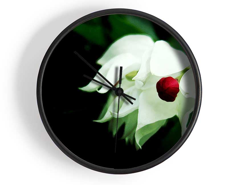 Red Ball Centre Clock - Wallart-Direct UK