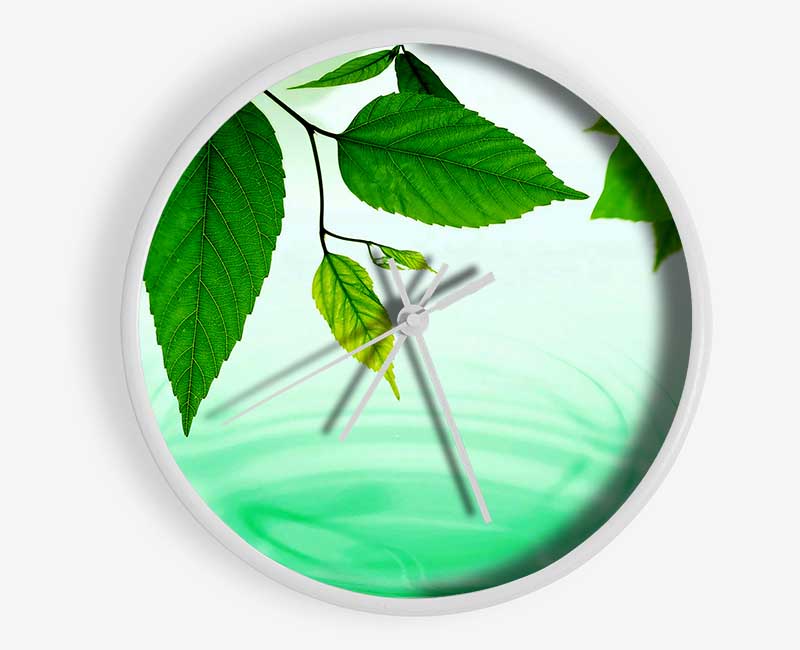 Mint Leaves Near The River Clock - Wallart-Direct UK