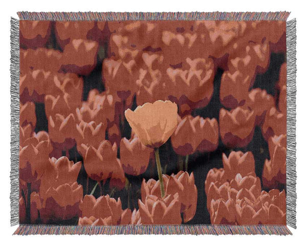 Tulips Strenth Woven Blanket