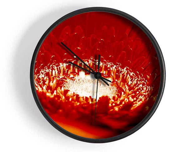 Red Centre Clock - Wallart-Direct UK