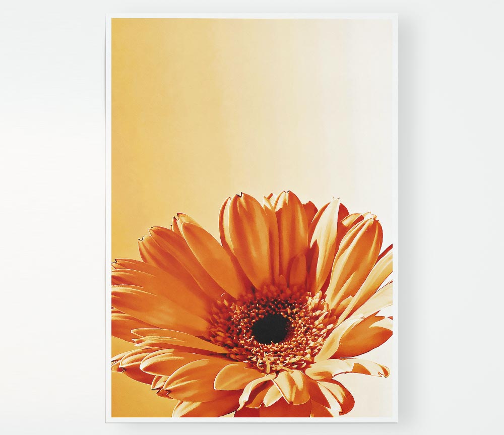 Flower Cocoa Sunshine Print Poster Wall Art