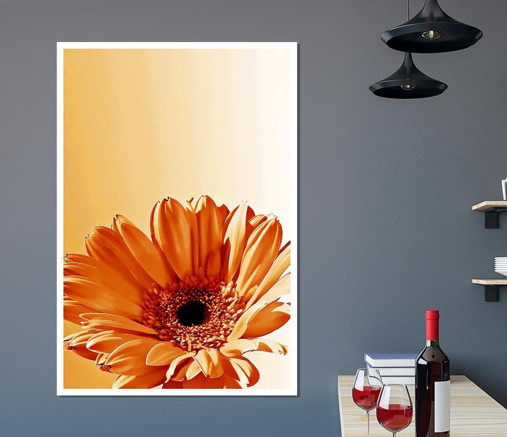 Flower Cocoa Sunshine Print Poster Wall Art