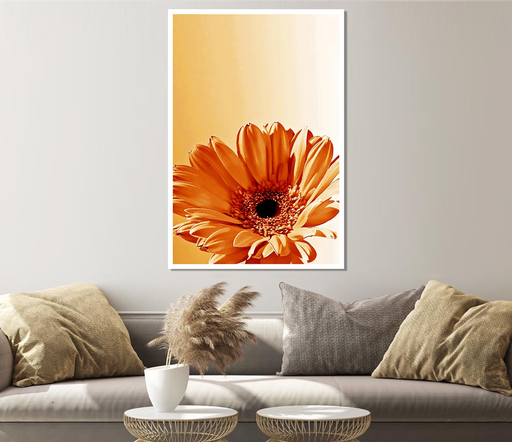 Flower Cocoa Sunshine Print Poster Wall Art