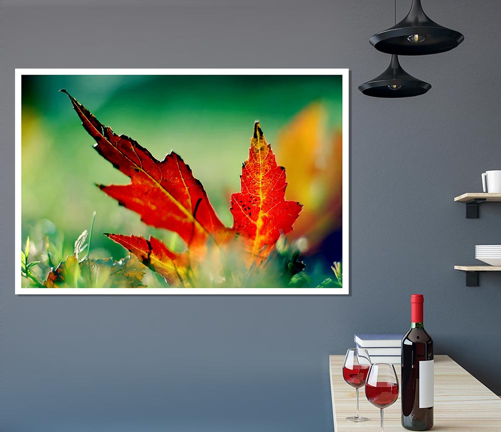 Autumn Leaf Print Poster Wall Art