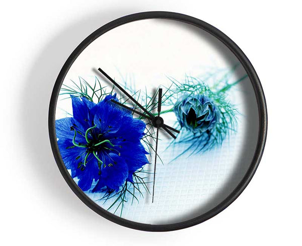 Blue Passion Clock - Wallart-Direct UK