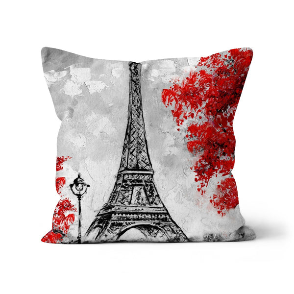 Eiffel Tower In Paris Architecture Cushion