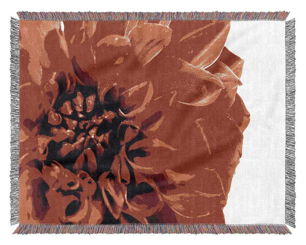 Carnation In Bloom Woven Blanket