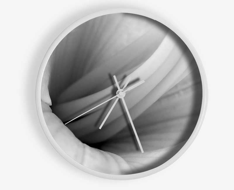 Soft Centre B n W Clock - Wallart-Direct UK