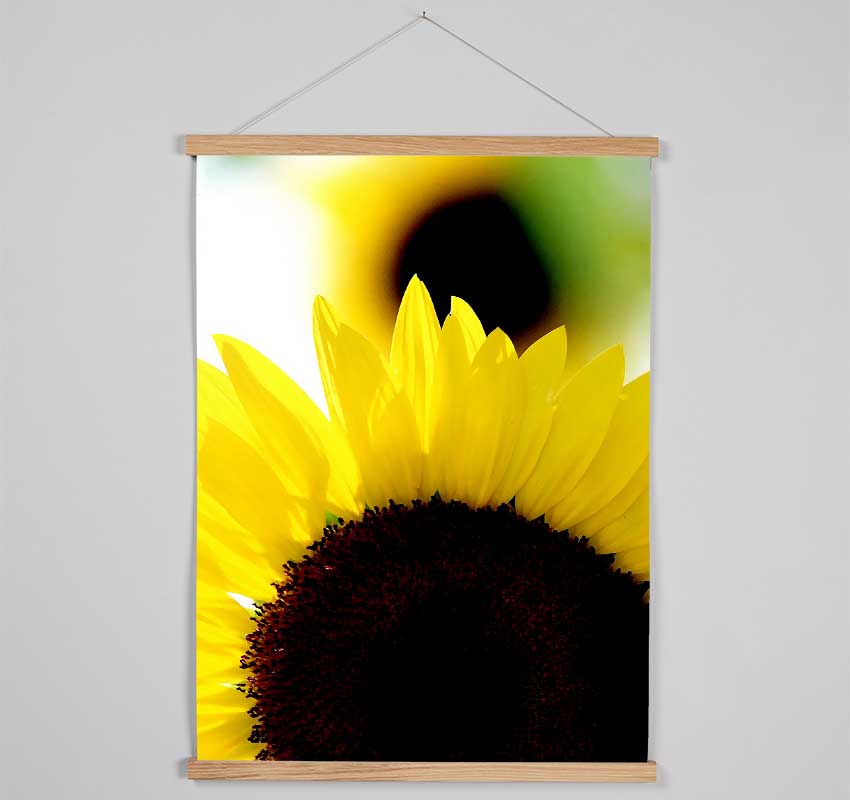 Vibrant Yellow Sunflower Hanging Poster - Wallart-Direct UK