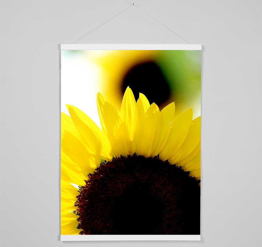 Vibrant Yellow Sunflower Hanging Poster - Wallart-Direct UK