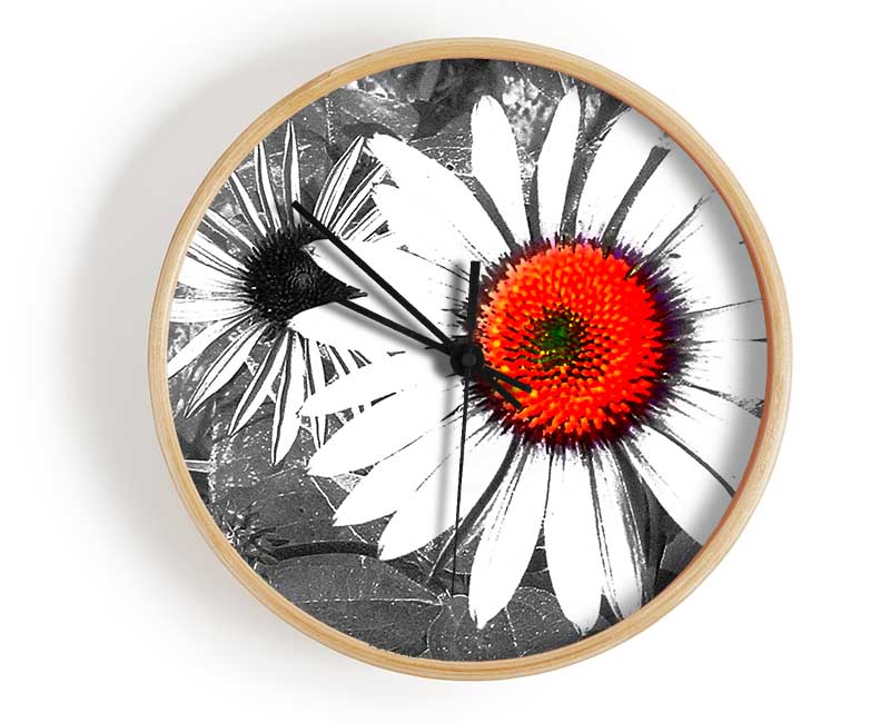 Daisy Centre Clock - Wallart-Direct UK