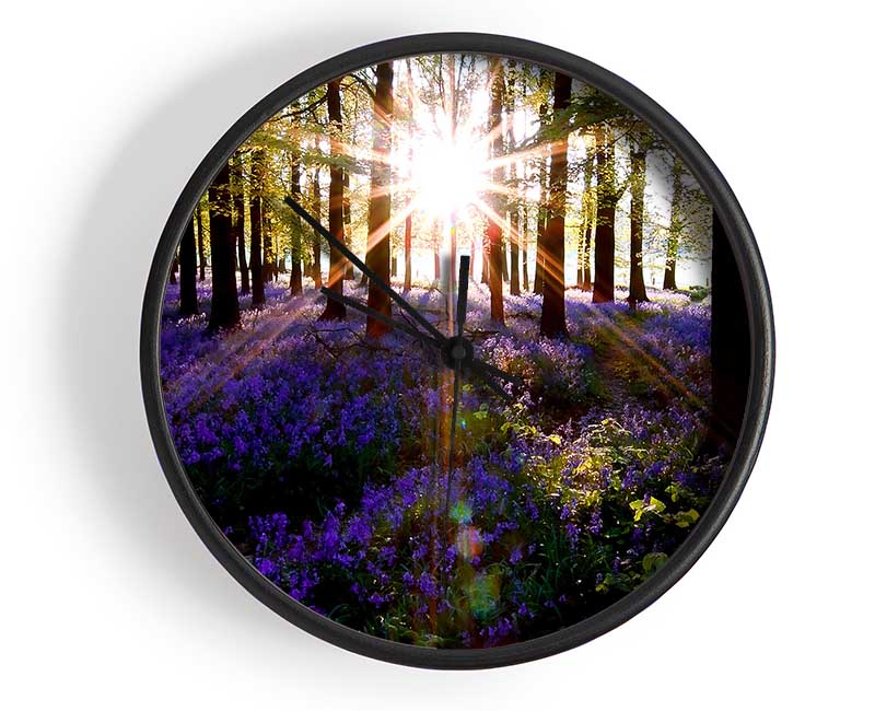 Forest Sun God Clock - Wallart-Direct UK