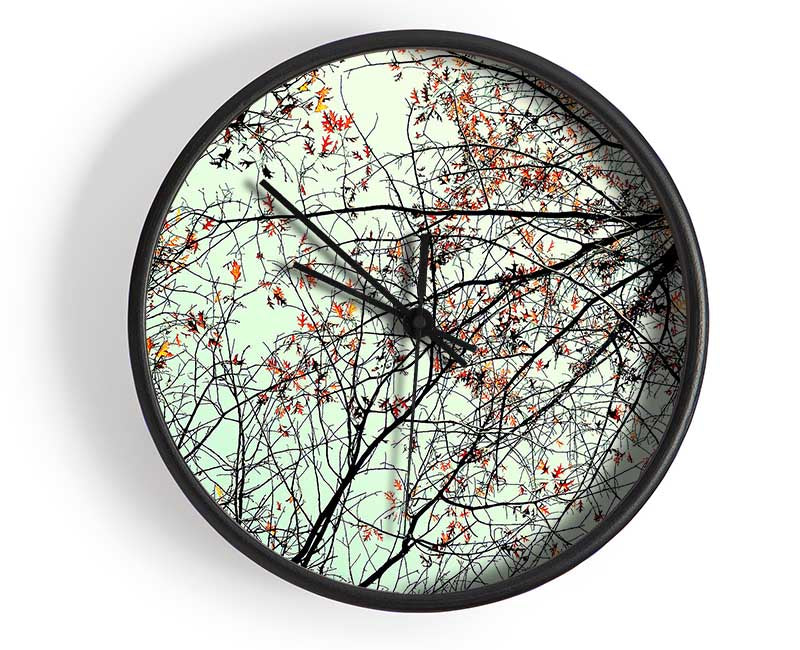 Trees In The Sky Clock - Wallart-Direct UK