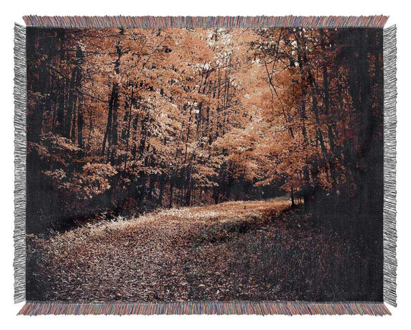 Forest Road Woven Blanket