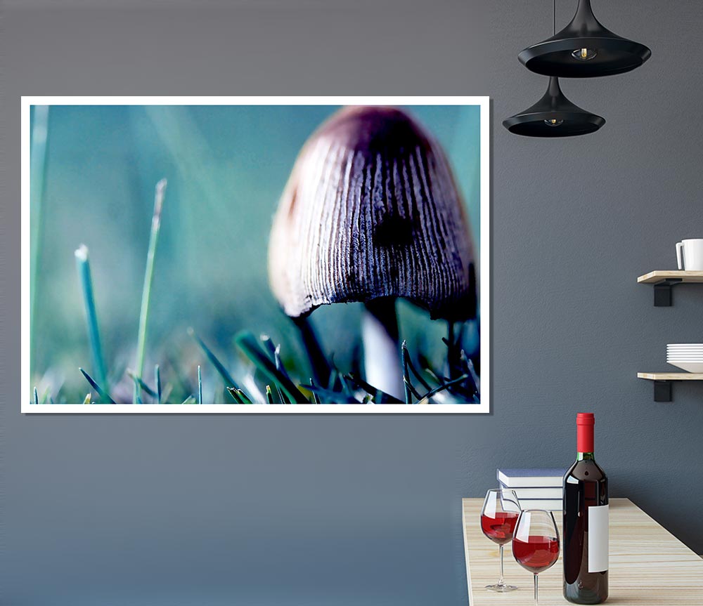 Wild Mushroom Print Poster Wall Art