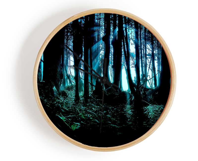 Mysterious Forest Clock - Wallart-Direct UK