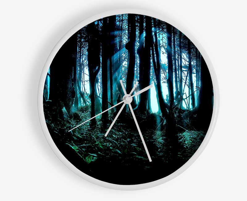 Mysterious Forest Clock - Wallart-Direct UK