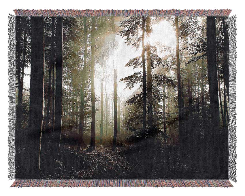 Coniferous Forest Woven Blanket