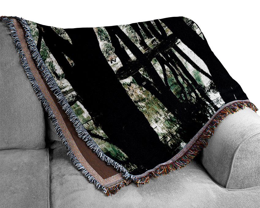 Swamp Forest Woven Blanket