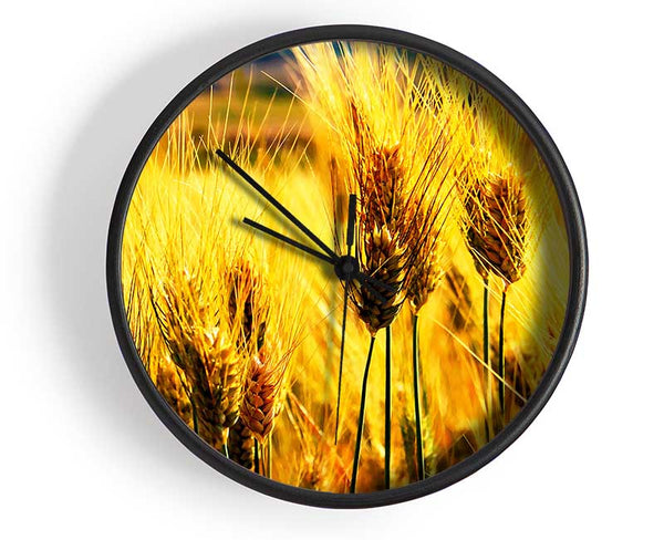 Wheat Field Near The Forest Clock - Wallart-Direct UK