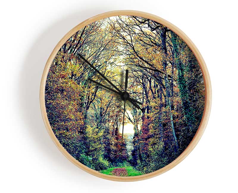 Just Trees Clock - Wallart-Direct UK