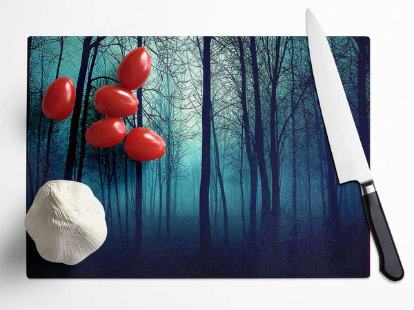 Dark Forest Glass Chopping Board