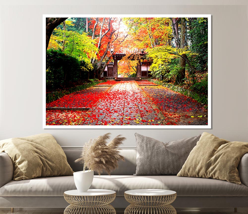 Autumn In Japan Print Poster Wall Art