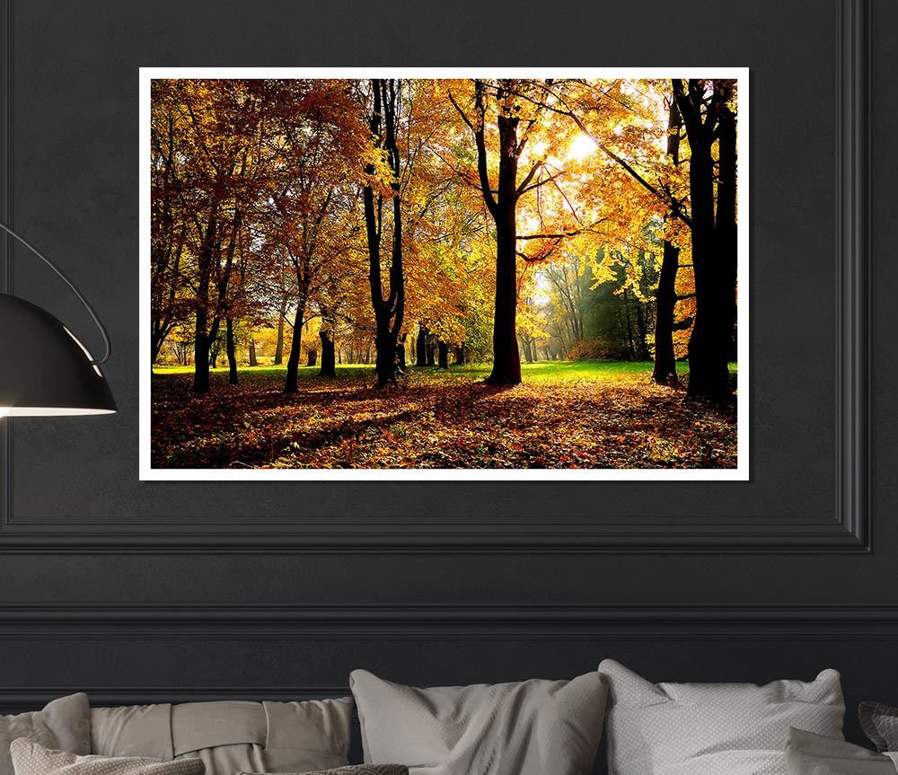 Autumn Season Print Poster Wall Art