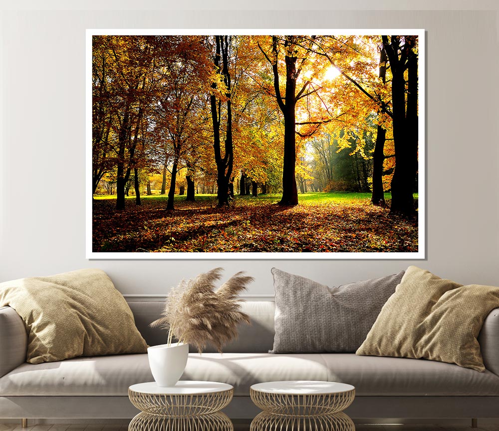 Autumn Season Print Poster Wall Art